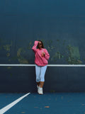90’s Crew neck hot pink