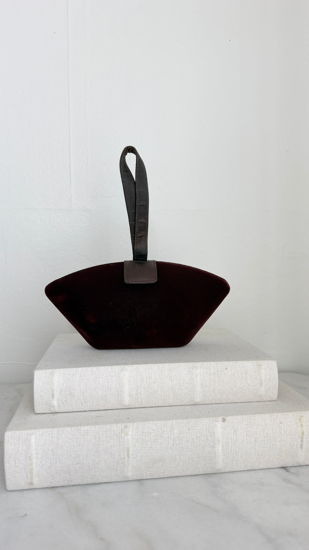 Vintage La Regale Geometric fan evening clutch