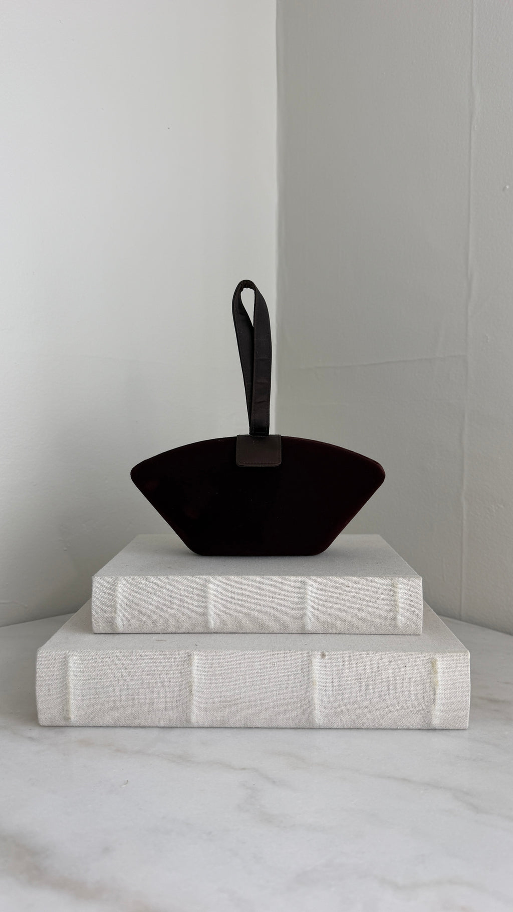 Vintage La Regale Geometric fan evening clutch