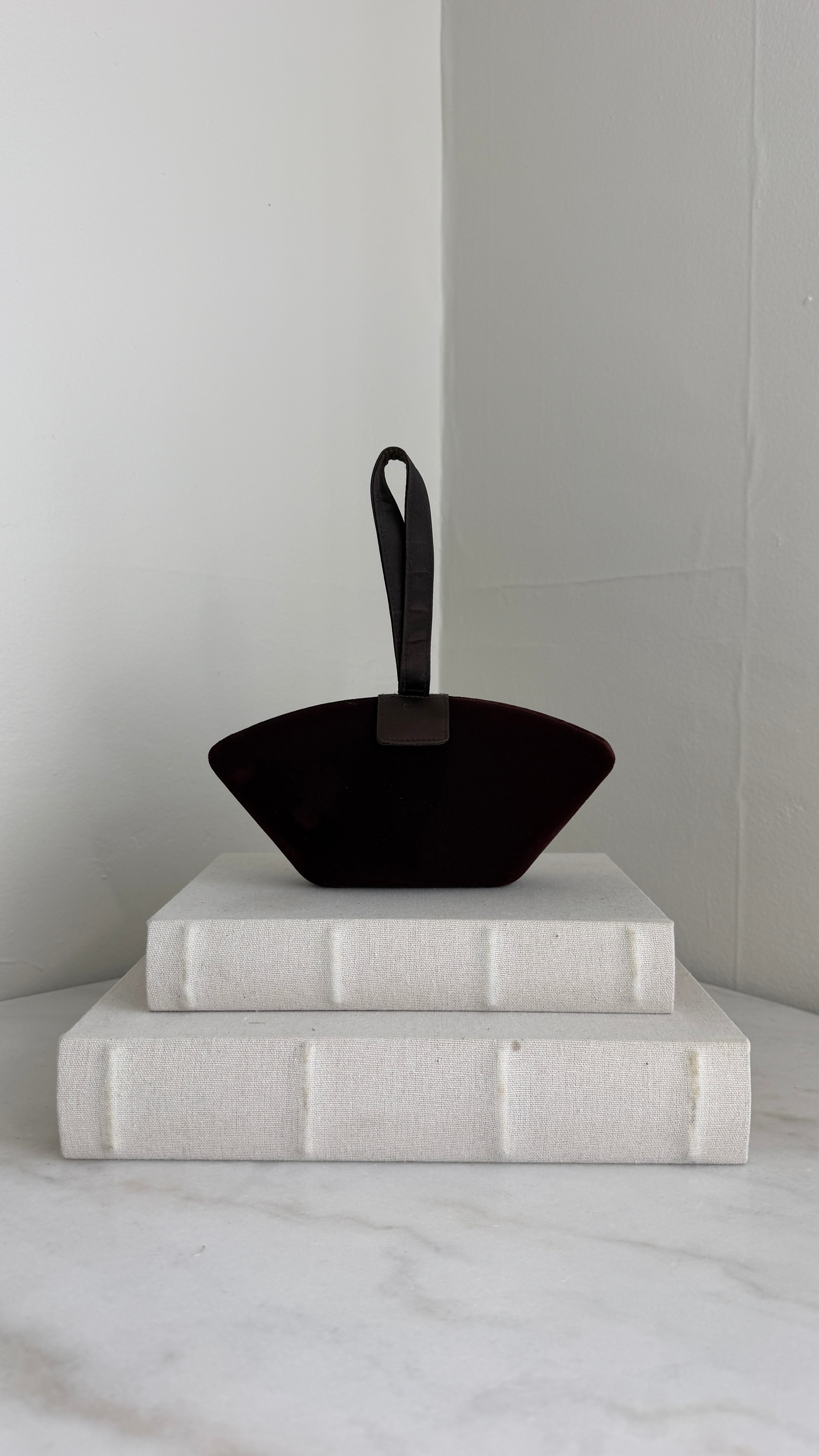 Vintage La Regale Geometric fan evening clutch