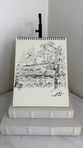 Original Saratoga Race Track Sketch