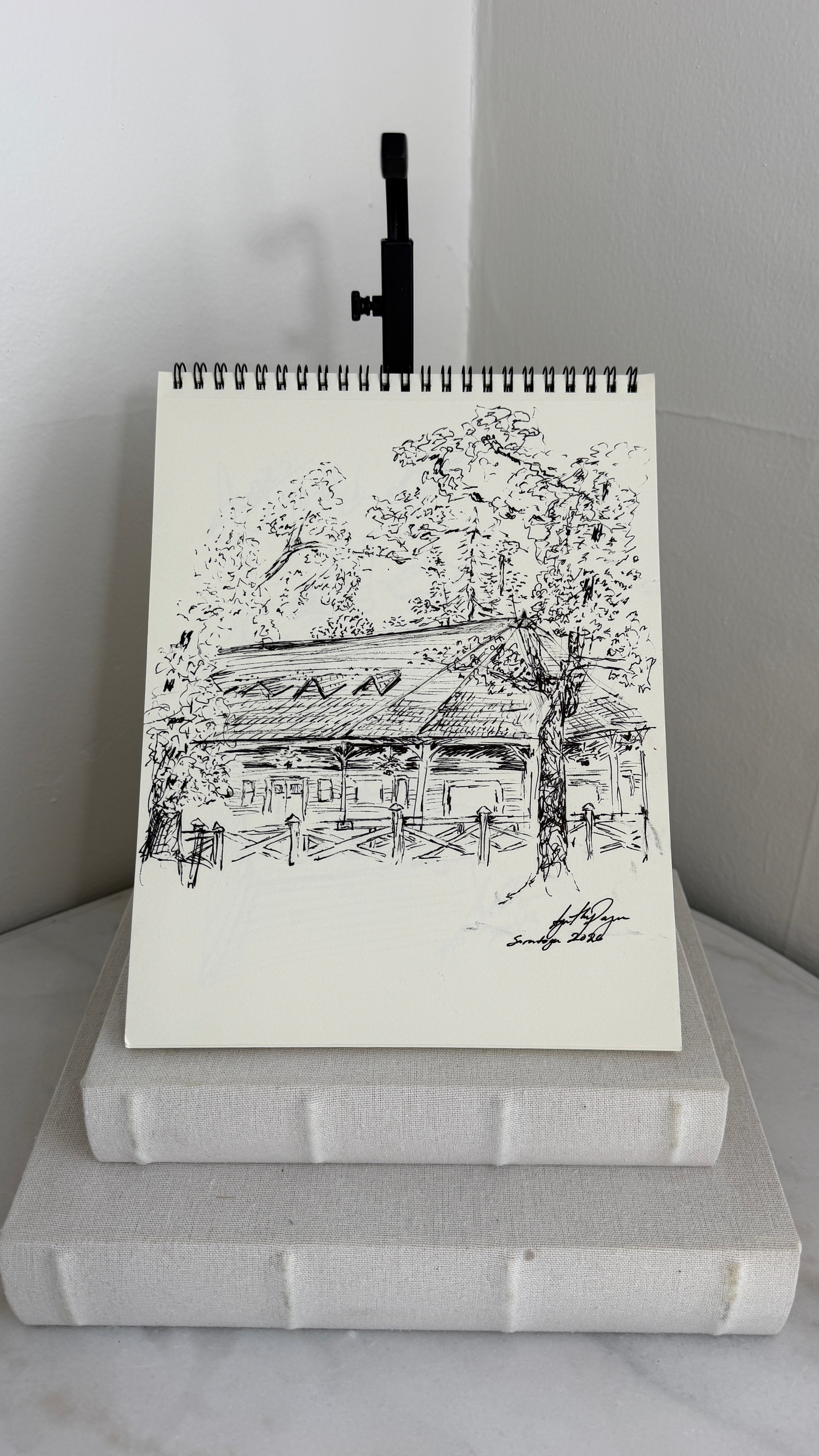 Original Saratoga Race Track Sketch