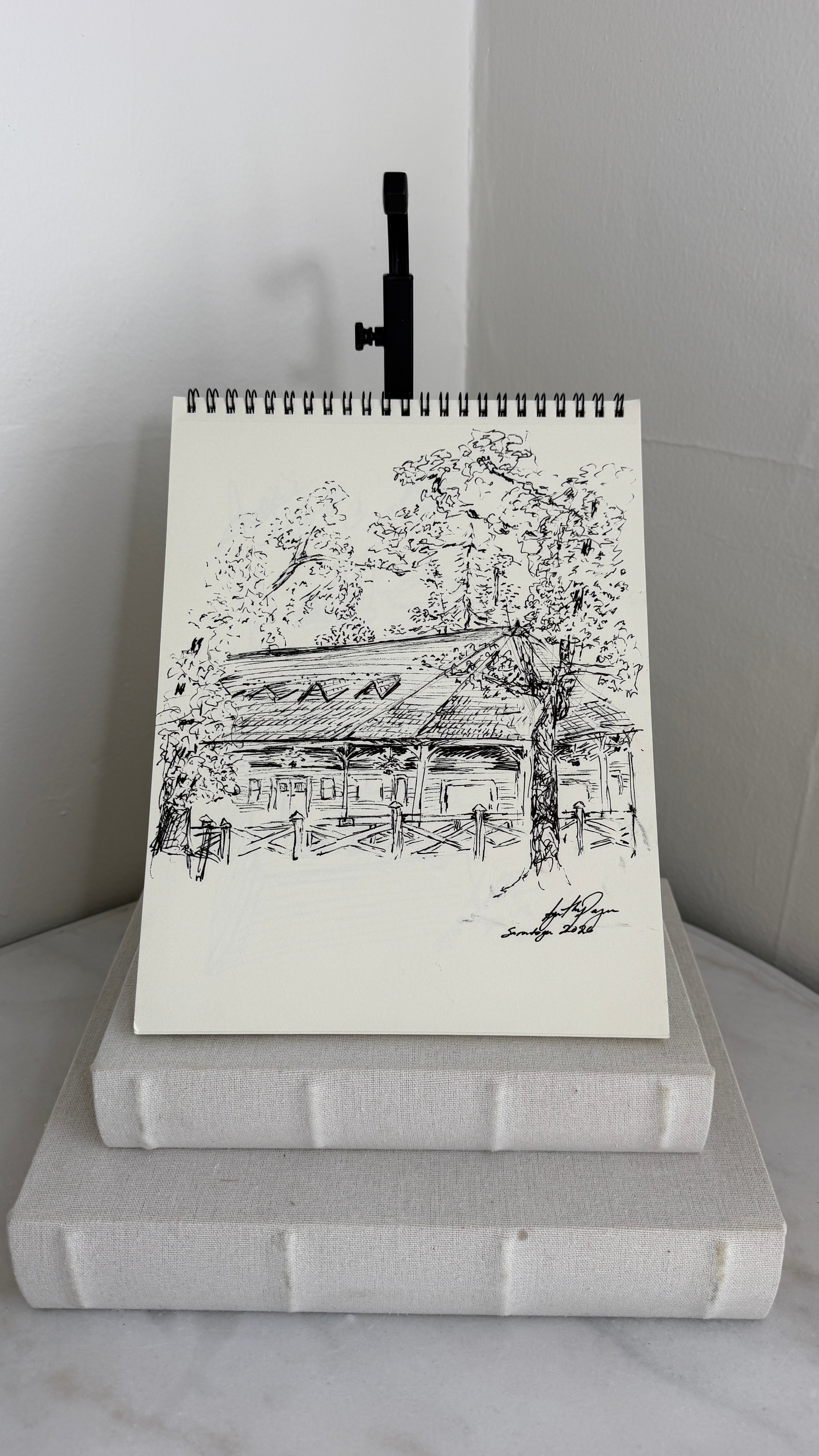 Original Saratoga Race Track Sketch